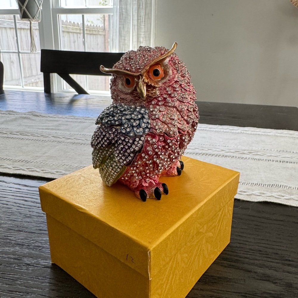 Colorful Owl Figurine